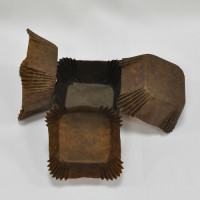 Капсулы УПАКОВКА коричневый квадрат (30х30х17мм) упаковка 2000 шт.