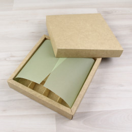 Вкладыш 16 конфет, салатовый