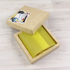 ВКЛАДЫШ коробки 9 конфет желтый
