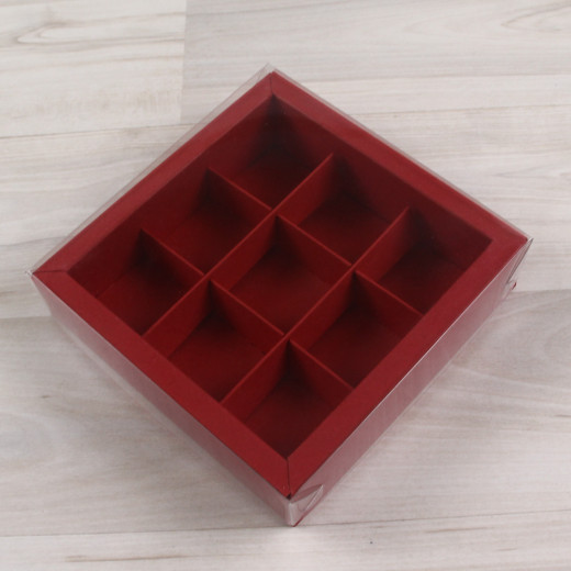 Коробка Дафнис 9 красный