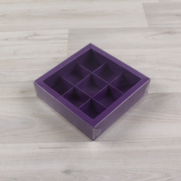 Коробка Дафнис 9 сиреневый металлик