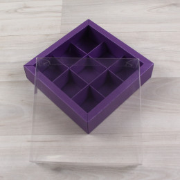 Коробка Дафнис 9 сиреневый металлик