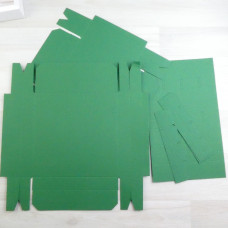 Коробка Нереида 16 новогодний зеленый евроколор