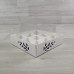 Коробка Имир 9 (120х120х30мм) декор сиреневый металлик