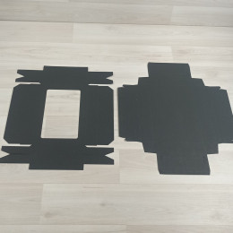 Коробка 2 фигурки (195х125х35мм) черный