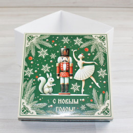Коробка Атлас коллекция "Новый Год" ЩЕЛКУНЧИК