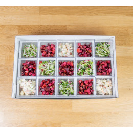 Коробка Бестла 7 двухсторонний белый МГК с разделителем (255х420х80мм)