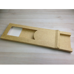 Коробка Теба 010 (250х100х11мм) с вкладышем Тебы 009, крафт