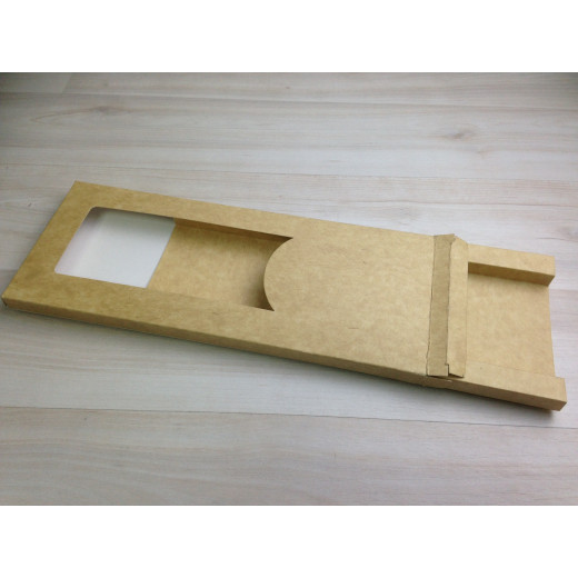 Коробка Теба 010 (250х100х11мм) с вкладышем Тебы 009, крафт