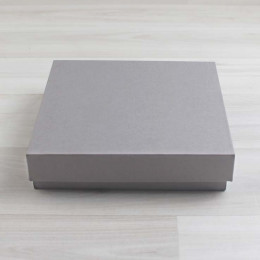 Коробка Мимас 3 на 16 конфет серый