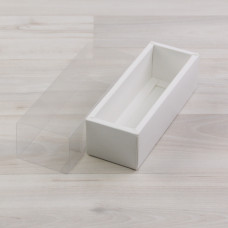 Коробка Эрида 1 (140х45х45мм) белый с прозрачным шубером
