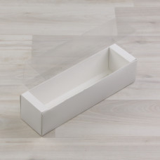Коробка Эрида 3 (190х55х55мм) белый с прозрачным шубером