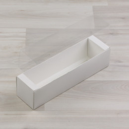 Коробка Эрида 3 (190х55х55мм) белый с прозрачным шубером