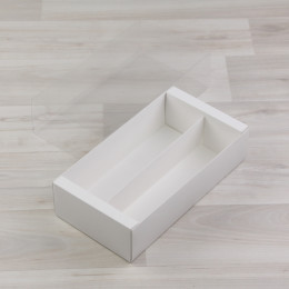 Коробка Эрида 4 (190х110х55мм) белый с прозрачным шубером