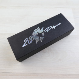 Коробка Этне 3 шубер черный с тиснением 