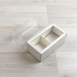 Коробка Карме 2 коричневый шубер прозрачный