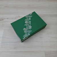 Коробка Этне 6 шубер коллекция "Новый год" Радужная зеленый