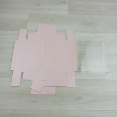 Коробка Карме 6 розовый шубер прозрачный