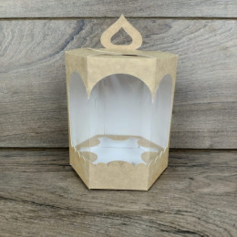 Коробка Кулич Малый крафт