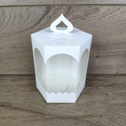 Коробка Кулич Малый розовый