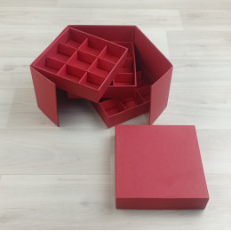 Коробка Мимас 1 красный