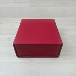 Коробка Мимас  7 красно-бежевый