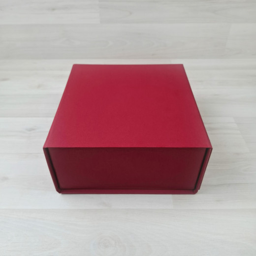 Коробка Мимас  7 красно-бежевый