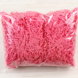НАПОЛНИТЕЛЬ бумажный 50г Ярко-розовый гладкий