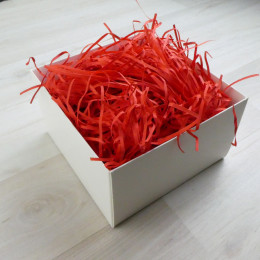 НАПОЛНИТЕЛЬ бумажный 50г красный гладкий