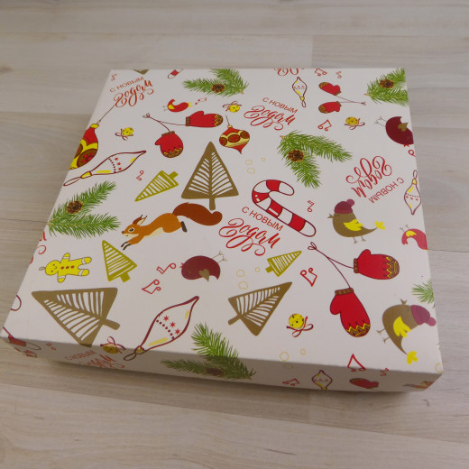 Коробка Паллена 16 "Новогодние игрушки"