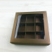 Коробка Нереида 9 с окном бронза