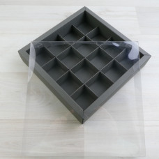 Коробка Дафнис 16 темно-серый