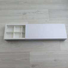 Коробка Этне 10 шубер белый металлик