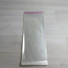 Пакет прозрачный 120х270мм для шоколадки с клеевым клапаном (упаковка 50шт.)