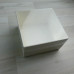 Коробка Атлас белый стандарт с прозрачной крышкой