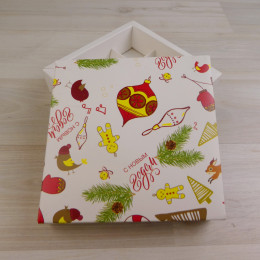 Коробка Паллена 9 "Новогодние игрушки"