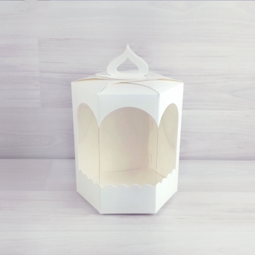 Коробка Кулич Малый Стандарт белый